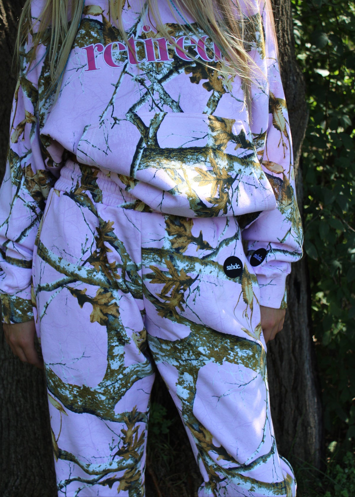 Pink Camo Sweatpants
