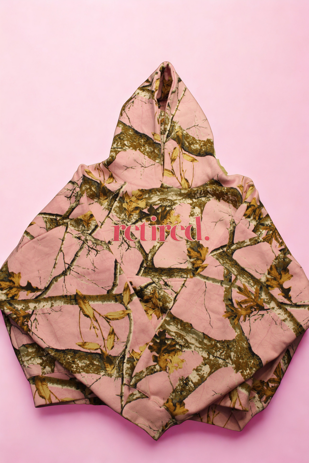 Pink Camo Hoodie