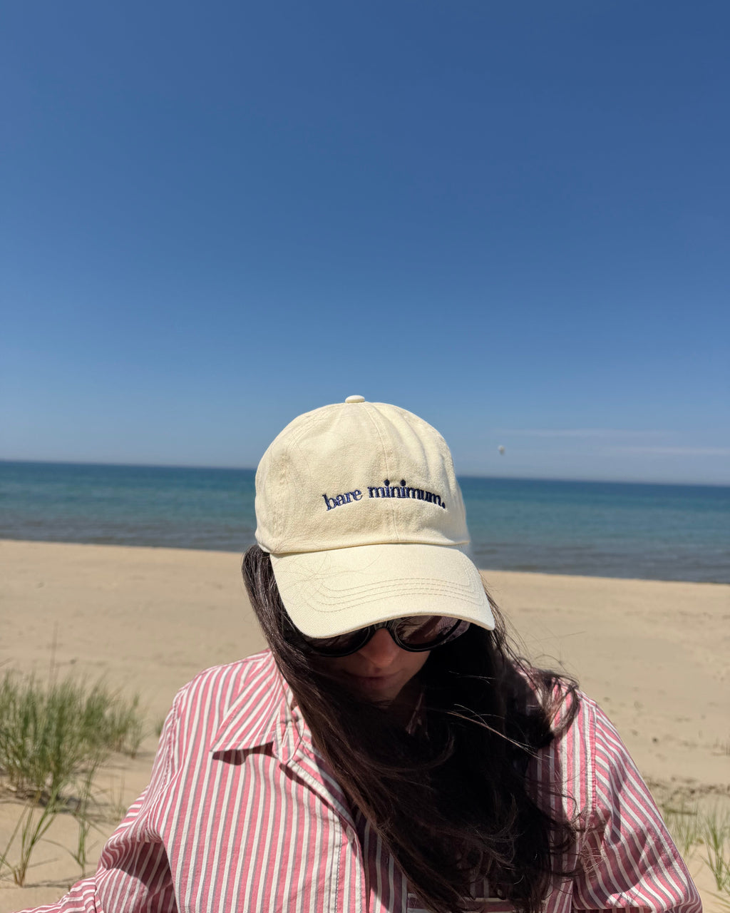bare minimum on the beach